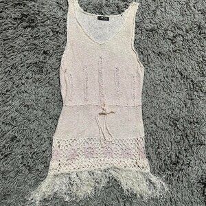 90s Fairy Coquette Knit Tank Size S by Point High Quality Knitwear